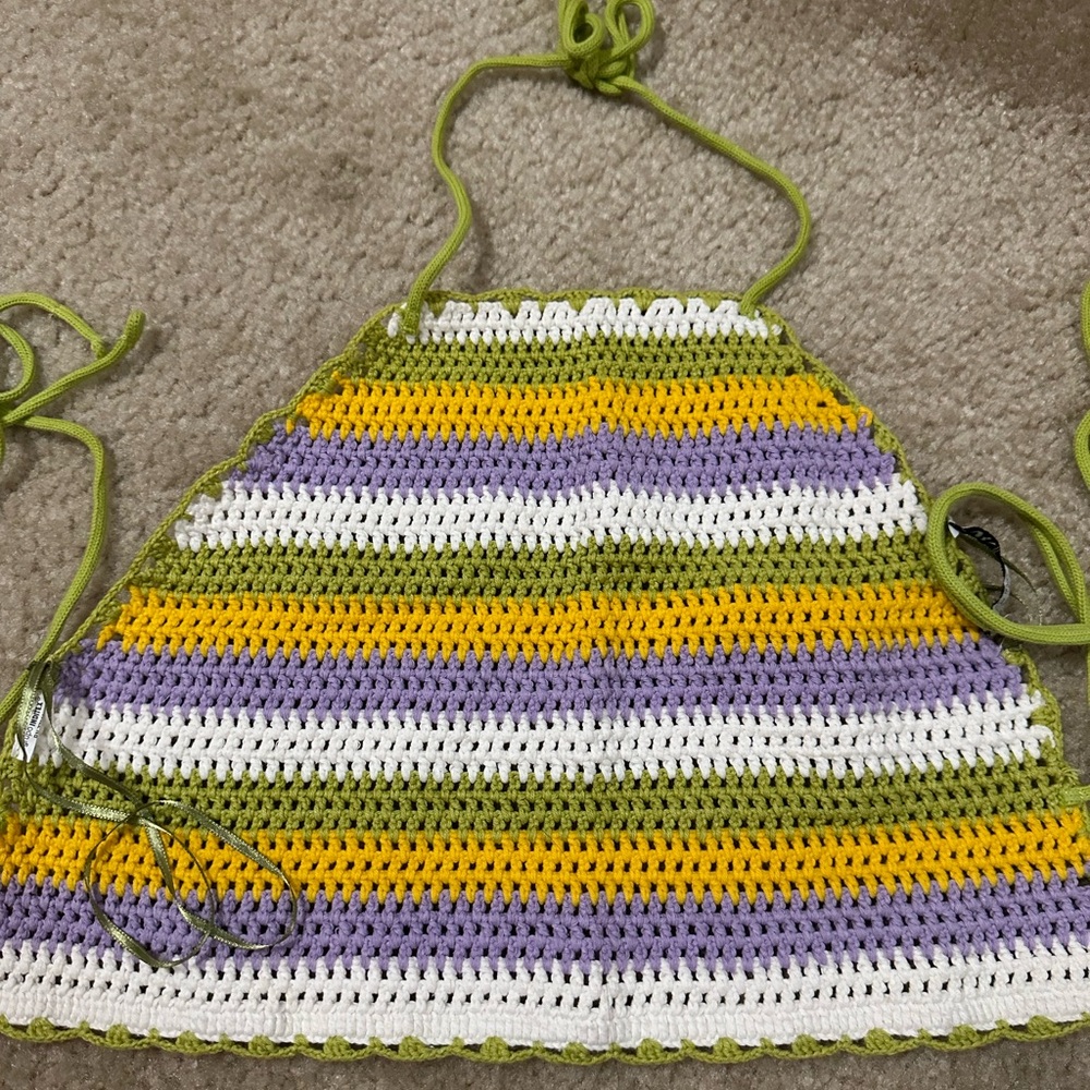Cute crochet halter top